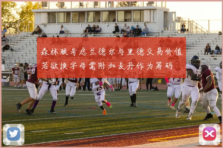 森林狼考虑兰德尔与里德交易价值若欲换字母需附加麦丹作为筹码