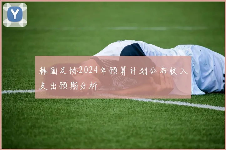 韩国足协2024年预算计划公布收入支出预期分析